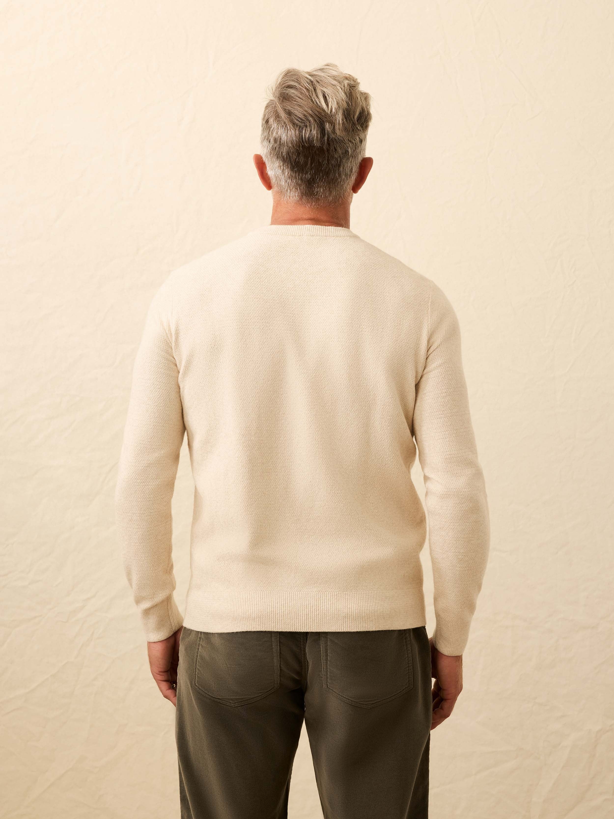 Jackson Crew Sweater - Ivory Sky Feeder