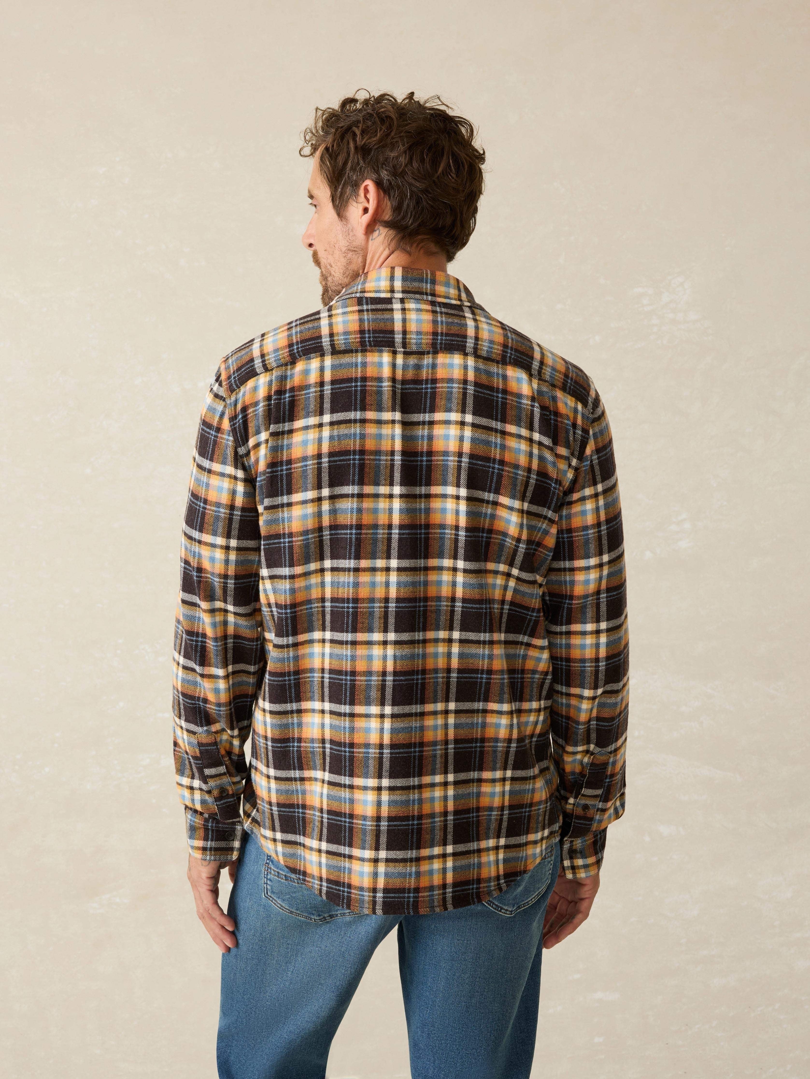 Super Brushed Flannel - Walnut Wood Plaid